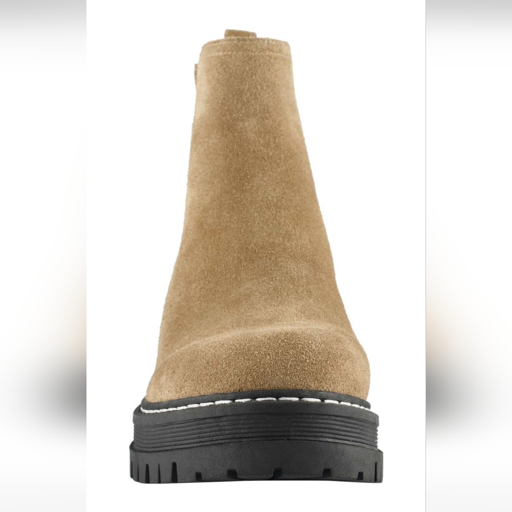 Marc Fisher Padmia Lug Sole Leather Chelsea Boot MARC FISHER LTD #453 - Picture 2 of 5